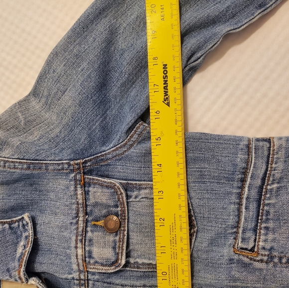 Abercrombie & Fitch Blue Denim Jacket Vintage Label Size XS - Picture 4 of 5